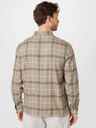 WEEKDAY Hemd Wise beige/khaki/weiß
