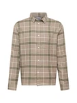 WEEKDAY Hemd Wise beige/khaki/weiß