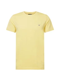 T-Shirt gelb / navy / blutrot / grau