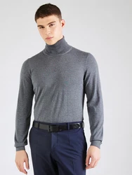 BOSS Pullover Musso graumeliert