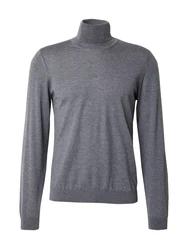 BOSS Pullover Musso graumeliert