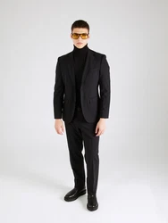 BOSS Pullover Musso schwarz