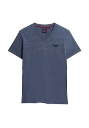 T-Shirt ultramarinblau / schwarz