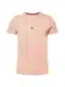 TOMMY HILFIGER T-Shirt wei / dunkelblau / knallrot / pastellpink