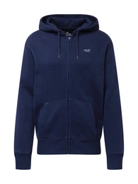 Sweatjacke marine / weiß