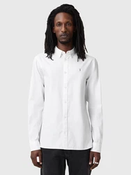 AllSaints Hemd 'HAWTHORNE' (GOTS) weiß
