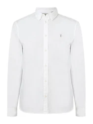 AllSaints Hemd 'HAWTHORNE' (GOTS) weiß