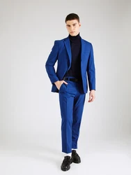 BOSS Pullover Musso nachtblau