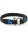 Constantin Nautics Lederarmband schwarz