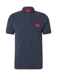 HUGO Poloshirt 'Dereso' nachtblau/rot