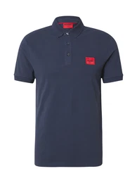 Poloshirt 'Dereso' nachtblau / rot