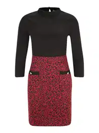 Dorothy Perkins Petite Šaty červená / černá