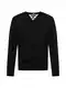 TOMMY HILFIGER Pullover navy / rot / schwarz / weiß