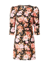 Šaty béžová / oranžová / pink / růžová / černá