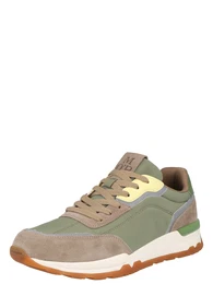 Marc O''''Polo Sneaker oliv / pastellgelb / dunkelbeige