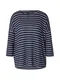 VERO MODA Pulover 'BRIANNA'  mornarsko plava / bijela