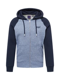 Sweatjacke navy / blaumeliert