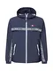 Tommy Jeans Prehodna jakna  marine / rdea / bela