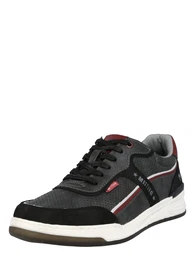 Sneaker dunkelgrau / wei / burgunder / anthrazit