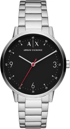 Uhr schwarz / silber