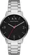 ARMANI EXCHANGE Uhr schwarz / silber