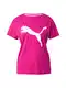 PUMA Tehnička sportska majica  fuksija / bijela