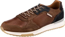 Sneaker marine / cognac