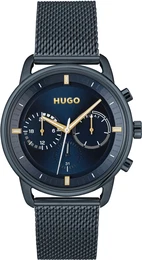 Uhr nachtblau / gold