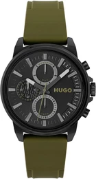 Uhr dunkelgrau / dunkelgrn