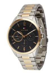 Uhr gold / schwarz / silber