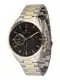 TOMMY HILFIGER Uhr gold / schwarz / silber