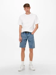 ONLY & SONS T-Shirt Fred weiß