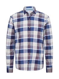 Hemd navy / hellblau / beere