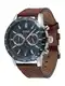 BOSS Black Uhr dunkelblau / schoko / rot / silber