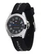TOMMY HILFIGER Uhr schwarz / silber / weiß
