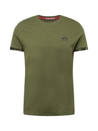 T-Shirt oliv / dunkelgrn