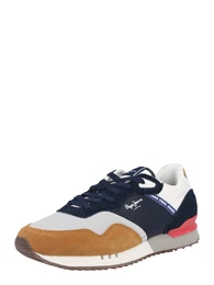 Sneaker ''''LONDON'''' cognac / navy / hellgrau / wei / blau