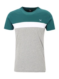 T-Shirt ''''Court'''' graumeliert / grn / wei