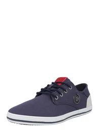 Sneaker navy / hellgrau / rot