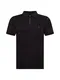 TOMMY HILFIGER Poloshirt schwarz / rot
