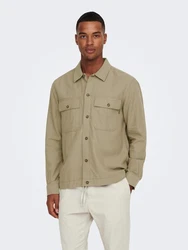 Only & Sons Hemd Kennet beige