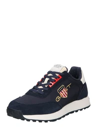 Sneaker ''''Garold'''' nachtblau / gold / pastellrot / wei