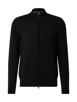 BOSS Strickjacke 'Balonso' Schwarz/Schwarz/Schwarz/Schwarz/Schwarz/Schwarz/Schwarz/Schwarz/Schwarz/Schwarz/Schwarz/Schwarz/Schwarz