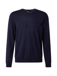 BOSS Pullover Leno dunkelblau