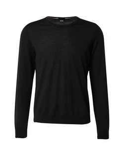 BOSS Pullover Leno schwarz