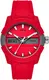 DIESEL Uhr grau / rot / silber