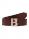 BOSS Black Grtel dunkelbraun / silber