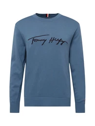 Sweatshirt taubenblau / schwarz