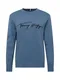 TOMMY HILFIGER Sweatshirt taubenblau / schwarz