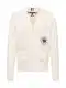 TOMMY HILFIGER Pletena jopa  mornarska / volneno bela